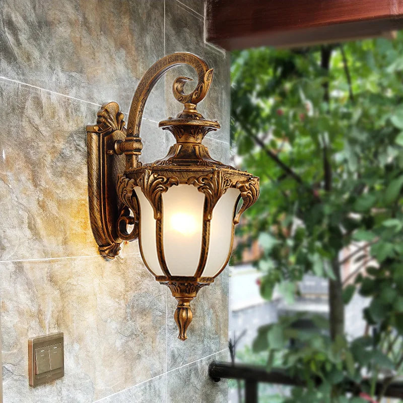 applique murale extérieure rétro pour balcon et jardin - vue 4 sur 12