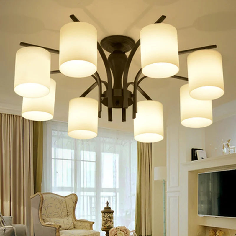 plafonnier à led style nordique pour espaces modernes et chaleureux - vue 5 sur 6