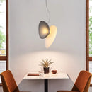Nordic glass pendant light for minimalist restaurants