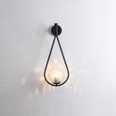 Minimalist nordic glass wall light contemporary creative design