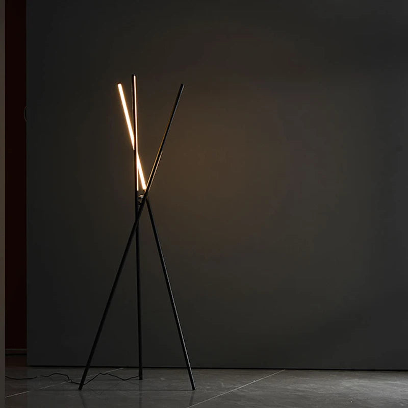 lampadaire nordique moderne design led pour décoration intérieure - vue 6 sur 7