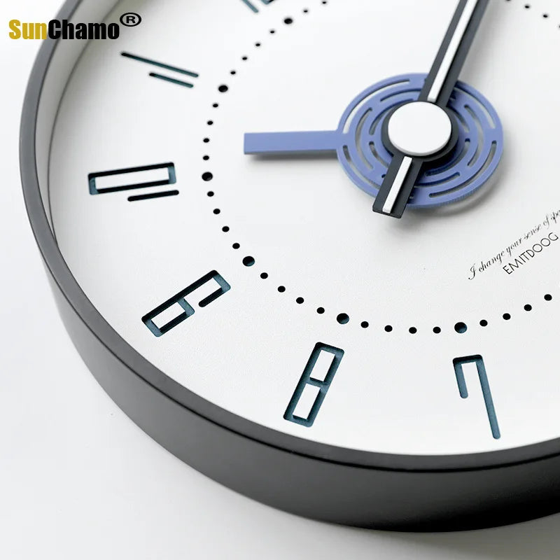 horloge murale créative à quartz silencieuse pour intérieur - vue 5 sur 10