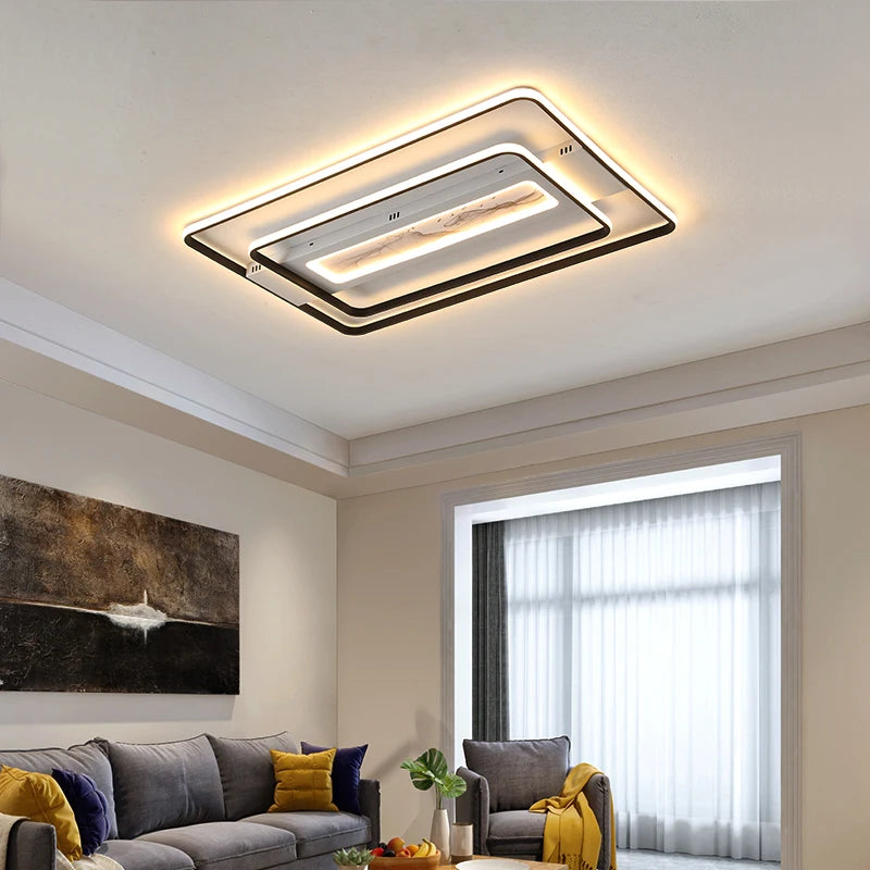 plafonniers led modernes créatifs pour éclairage intérieur - vue 5 sur 14