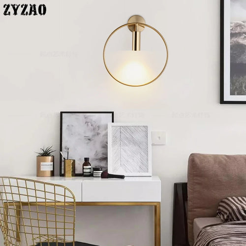 Minimalist nordic wall light for interior decoration - vue 6 sur 11