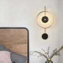 Minimalist marble LED wall light for interior decoration