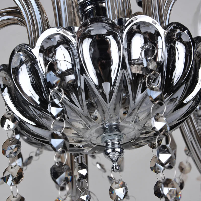 Crystal chandelier for modern and minimalist decor - vue 5 sur 11