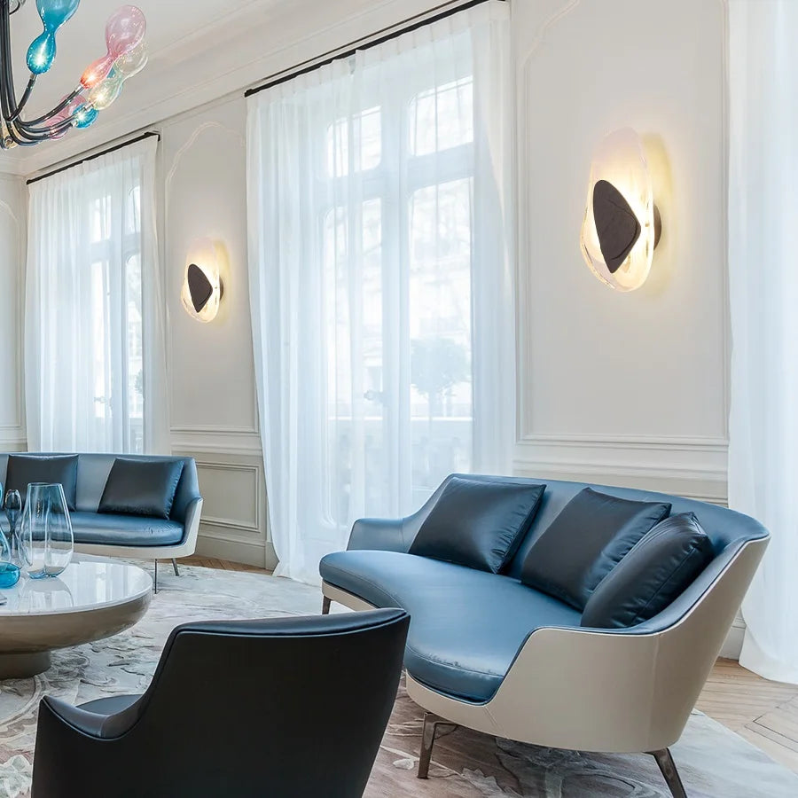 Modern nordic LED wall lamp with creative minimalist design - vue 2 sur 9