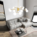 Nordic branch chandelier for minimalist indoor lighting