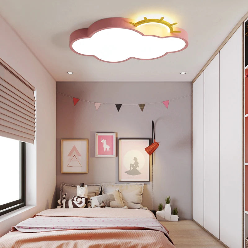 plafonnier led nuage design pour éclairage intérieur décoratif - vue 4 sur 10