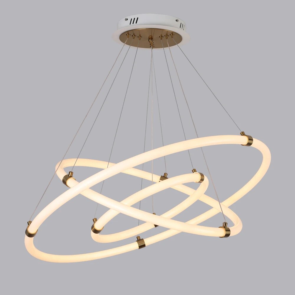 Lustre led nordique moderne décoration - vue 2 sur 10