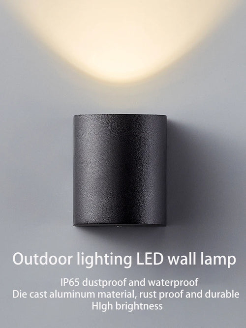 applique murale led extérieure étanche en aluminium