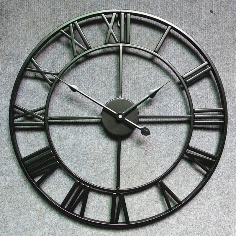 horloge murale design moderne en métal style 3D - vue 5 sur 10
