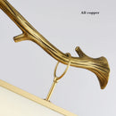 lustre moderne en cuivre design branche d'arbre décoratif intérieur