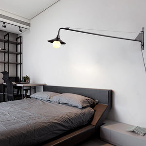 American retro industrial style iron wall light