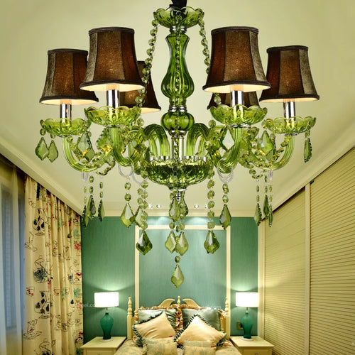 lustre en cristal de luxe pour mariage et restauration - vue 4 sur 13
