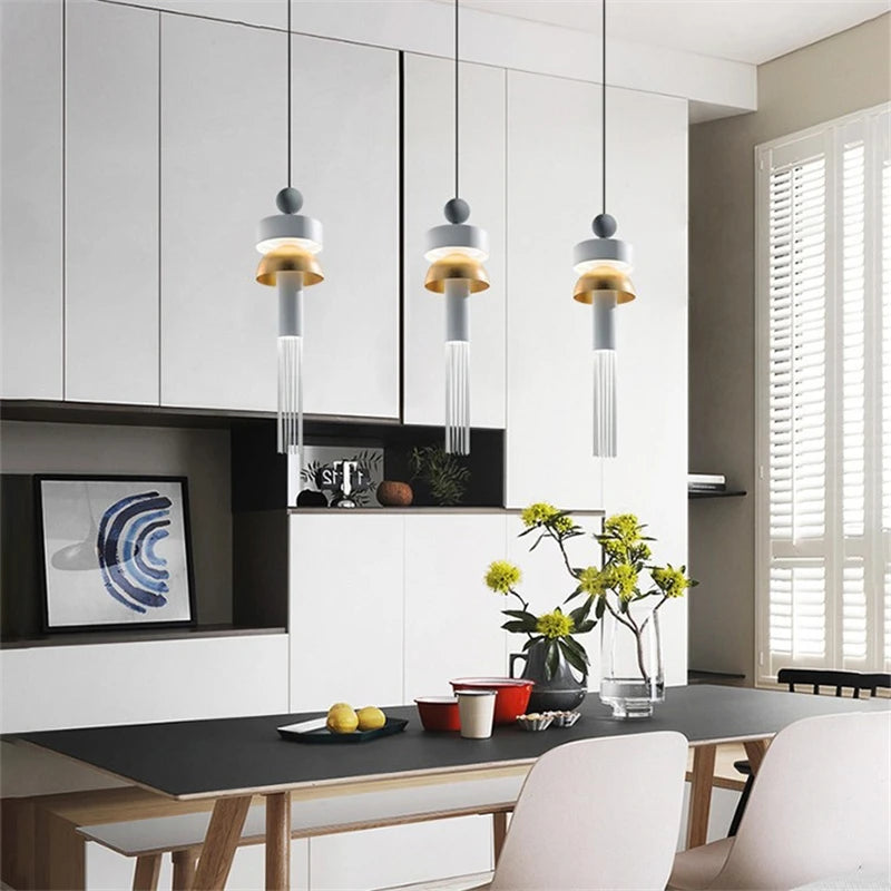lustre moderne créatif d'art nordique pour bar et restaurant - vue 5 sur 11