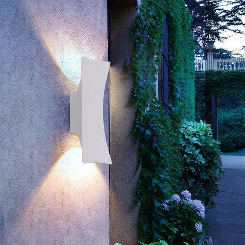Applique extérieure LED moderne porte lumières escalier entrée balcon maison jardin porche terrasse étanche éclairage mural - vue 2 sur 8