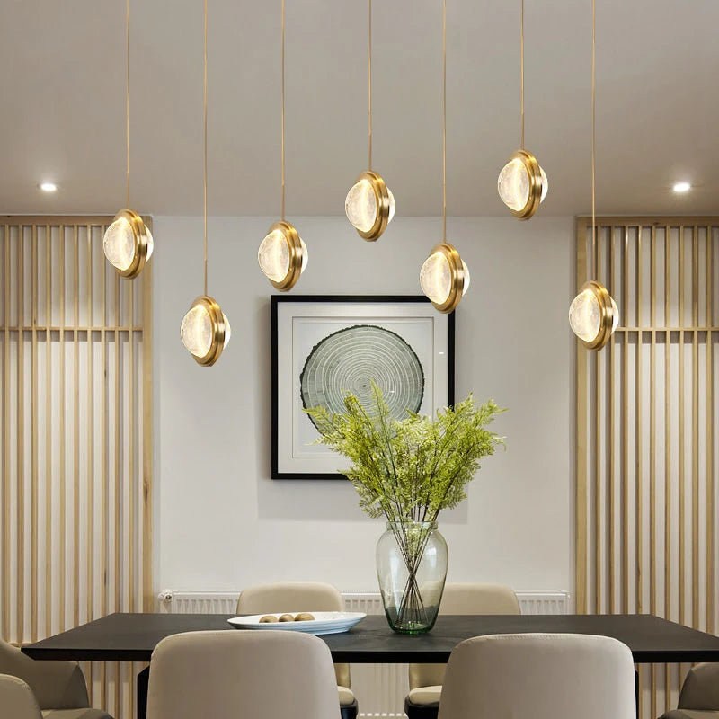 suspension en cristal moderne pour éclairage intérieur luxe - vue 6 sur 12