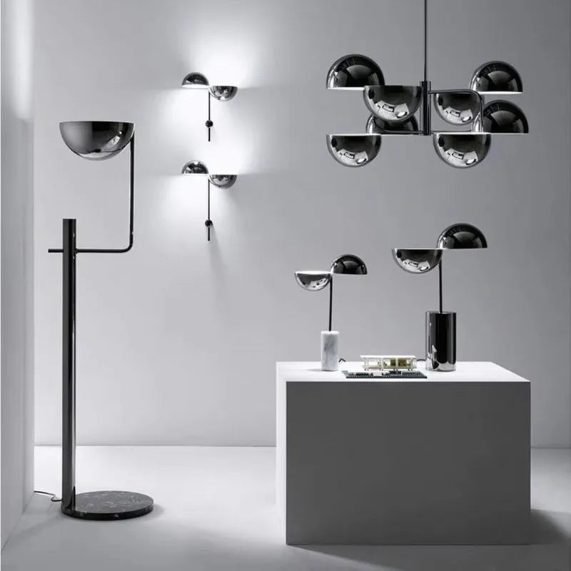 lustre hémisphère dispersé style minimaliste moderne hongkongais créatif - vue 6 sur 7