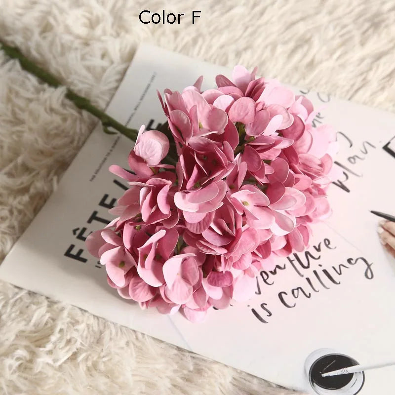 bouquet d'hortensia artificiel séché pour décoration de mariage - vue 8 sur 14