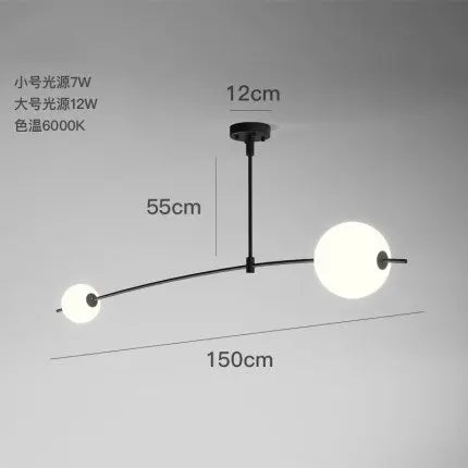 Minimalist Nordic designer pendant light for creative decor