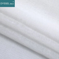 Voilage tulle léger rayé style moderne salon chambre