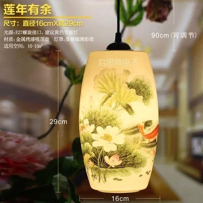 Suspension chinoise en céramique - vue 30 sur 30