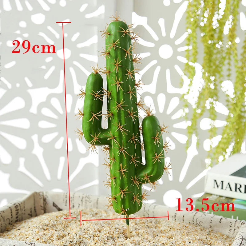cactus artificiel décoratif pour décoration tropicale moderne - vue 5 sur 7