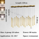 lustre led post-moderne décoration de luxe lampes nordiques géométriques