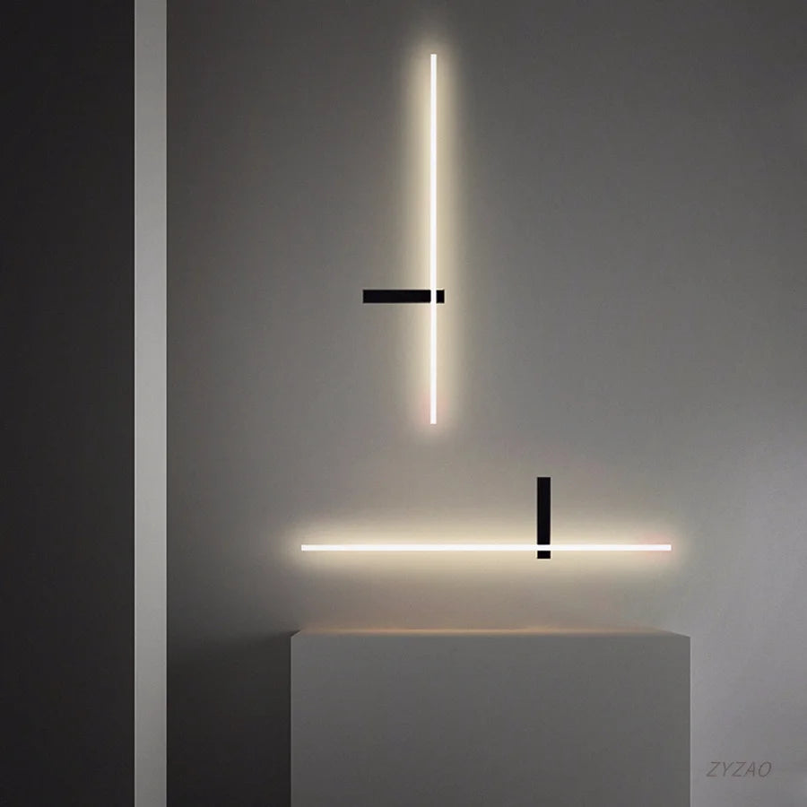 Minimalist modern LED wall light for interior decoration - vue 5 sur 15