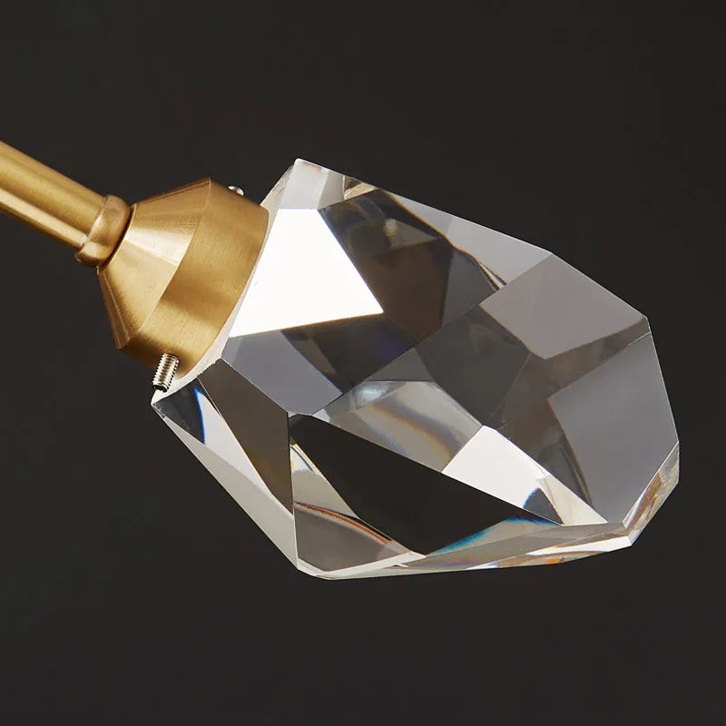 lustre spoutnik design moderne pour décoration intérieure en cristal - vue 7 sur 15