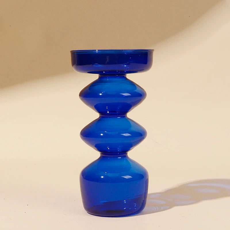 bougeoirs en verre pour décoration romantique et fêtes - vue 11 sur 14