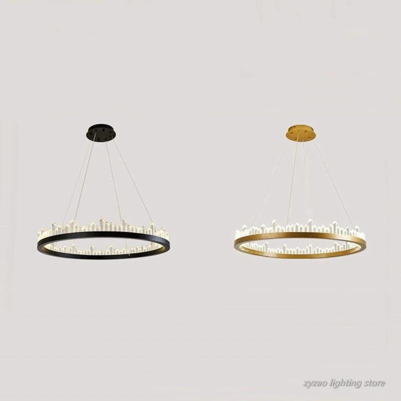 suspension en cristal moderne pour décoration intérieure élégante - vue 6 sur 10