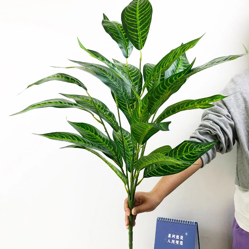 plante artificielle monstera tropicale à feuilles décoratives pour intérieur jardin - vue 11 sur 13
