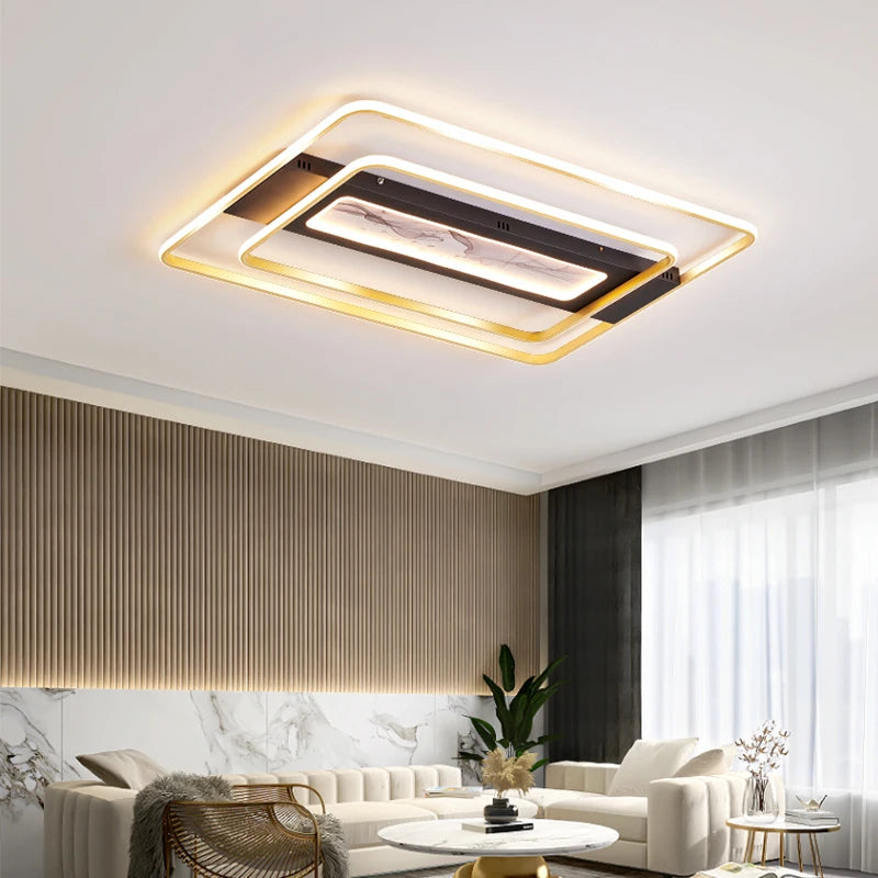 plafonniers led modernes créatifs pour éclairage intérieur - vue 7 sur 14