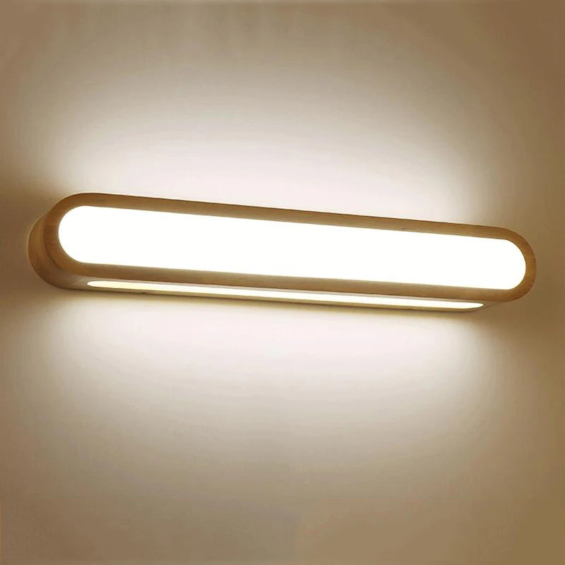 applique murale led créative en bois nordique pour diverses utilisations - vue 4 sur 8