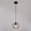 lampes suspendues vintage loft modernes cage en fer