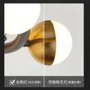 lustre led style nordique boule de verre moderne créatif galvanoplastie