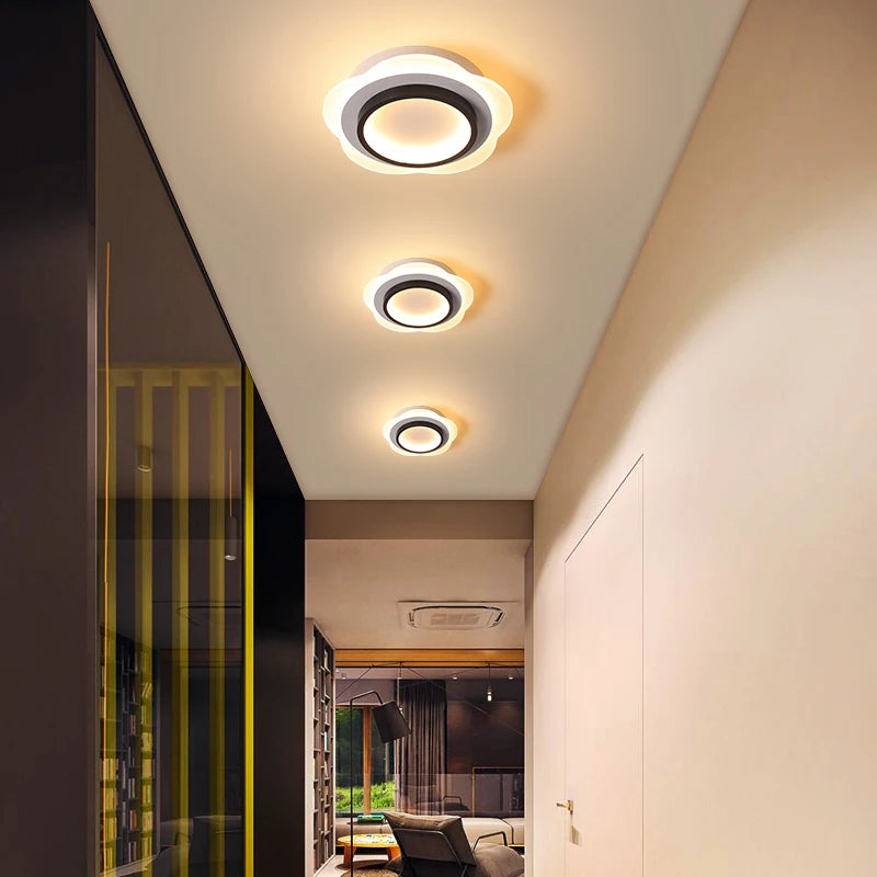 plafonnier led créatif design nordique pour décorer votre foyer - vue 3 sur 9
