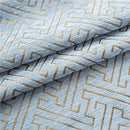 Rideau occultant motif géométrique style moderne sur mesure