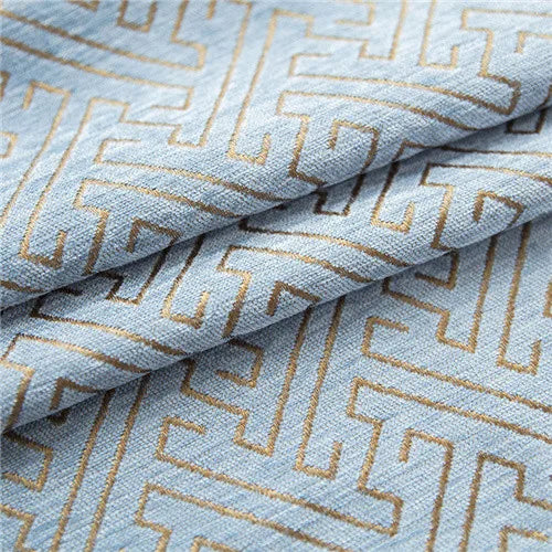 Rideau occultant motif géométrique style moderne sur mesure - vue 9 sur 11