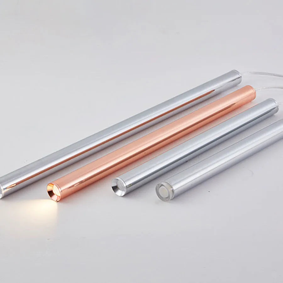 Cylindre Long Tube suspension LED lumières magasin Bar comptoir île suspension lampe fond salle à manger restaurant suspension lumière - vue 6 sur 12