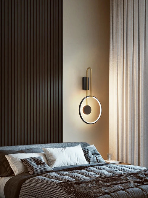 Minimalist design LED wall light for interior decoration - vue 3 sur 7