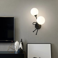 applique post-moderne minimaliste boule de verre personnalité créative