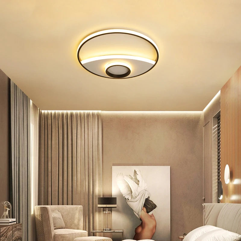 plafonnier design moderne pour éclairage intérieur polyvalent - vue 7 sur 12
