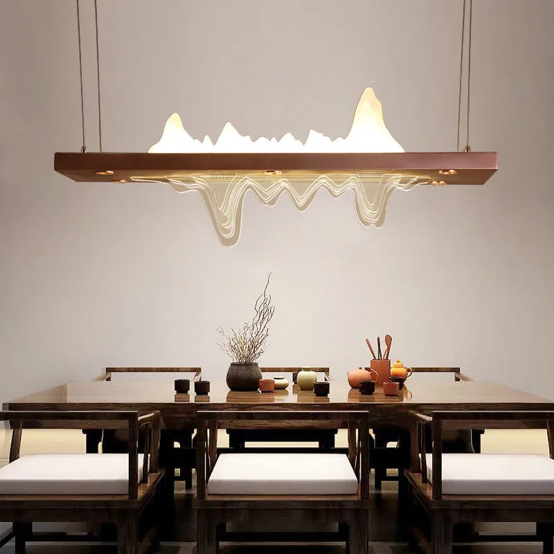 suspension moderne à led pour intérieur élégant et raffiné - vue 4 sur 6