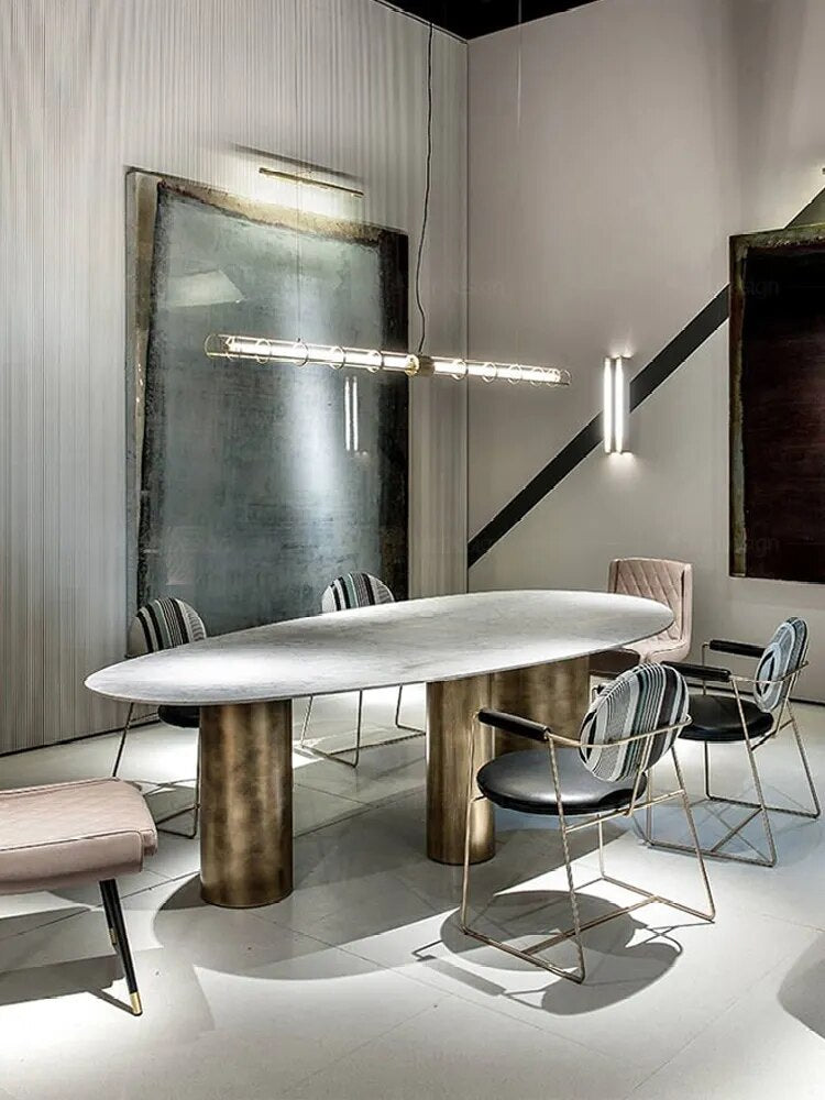 Lustre Nordique en verre Moderne - vue 6 sur 8