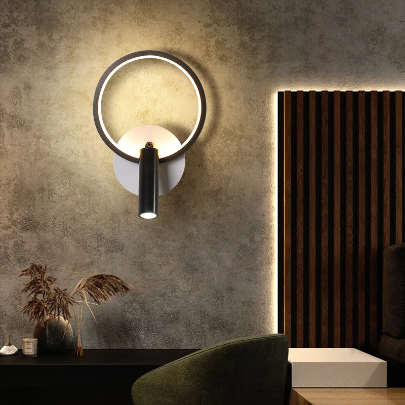applique murale de luxe ronde moderne minimaliste pour maison - vue 5 sur 10