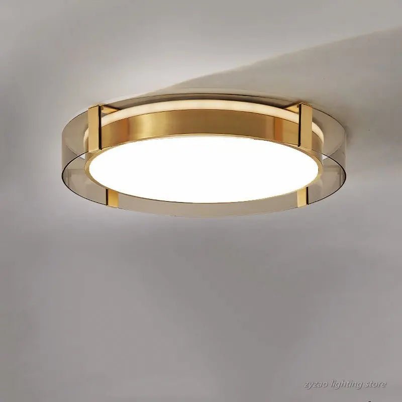 plafonnier en cuivre design moderne pour décoration intérieure créative - vue 3 sur 9
