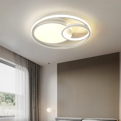 Lustre LED moderne maison intérieur luminaire déco tech - vue 2 sur 12